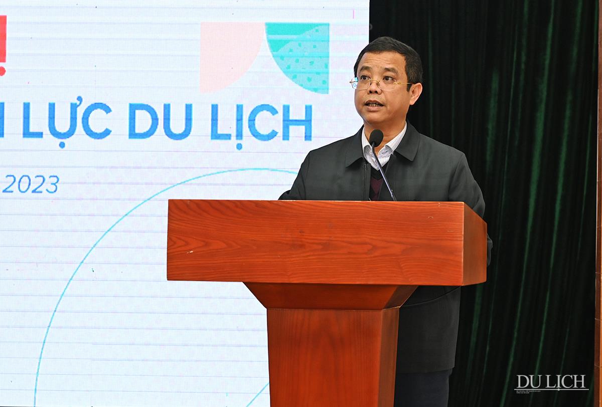 Phó Cục trưởng Nguyễn Lê Phúc phát biểu tại Hội nghị